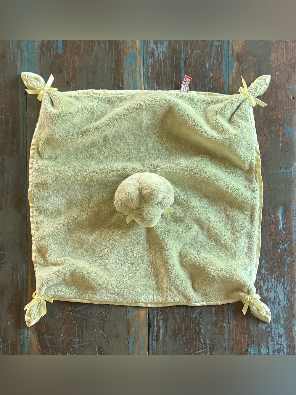 Douglas Cuddle Toys Green Frog Lil' Snuggler Security Blanket Lovey